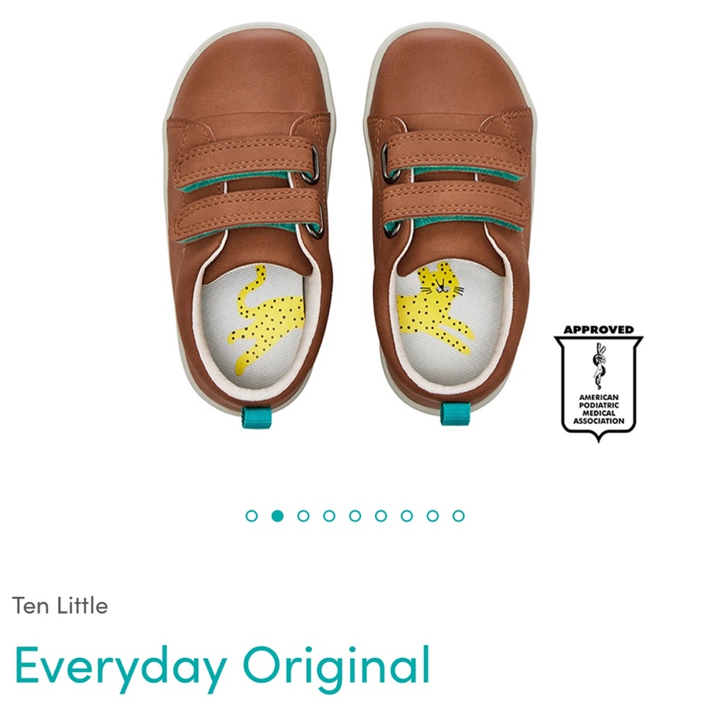 Ten Little Everyday Original Mocha Brown shoes Toddler size 5